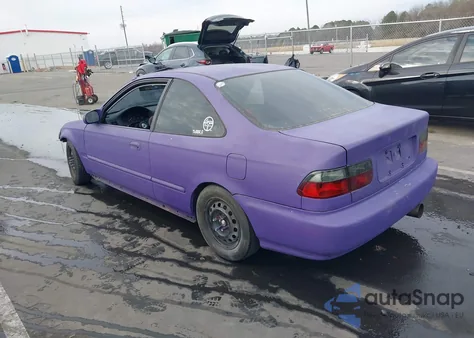 1996 Honda Civic Ex из США, поврежденный, VIN 1HGEJ8143TL036689